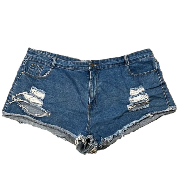 Pants - DISTRESSED Jean Shorts